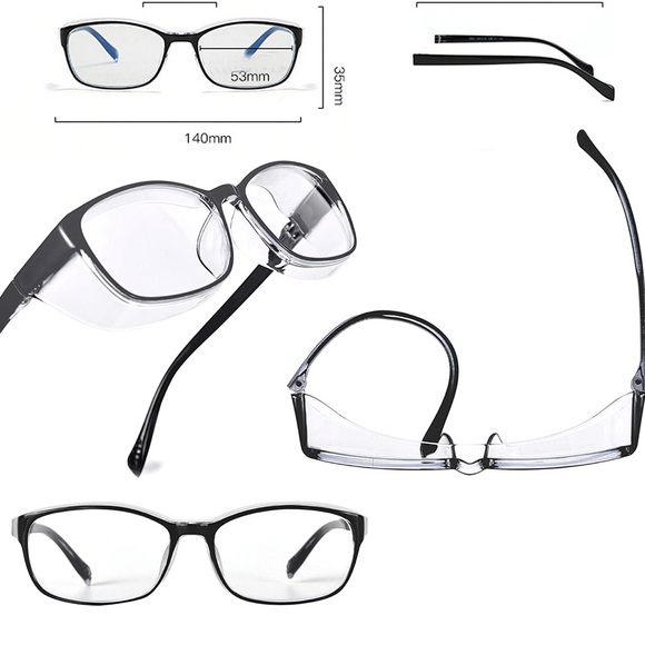 Willochra Safety Goggles Protective Blue Light Blocking Glasses - Picture 4 of 5